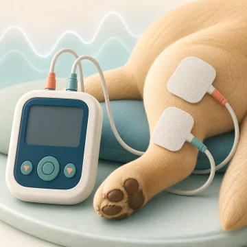 TENS NMES electrotherapy pets