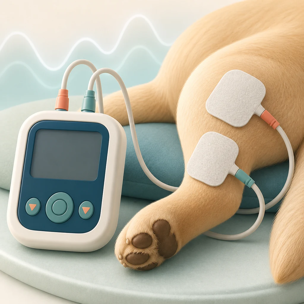 TENS NMES electrotherapy pets